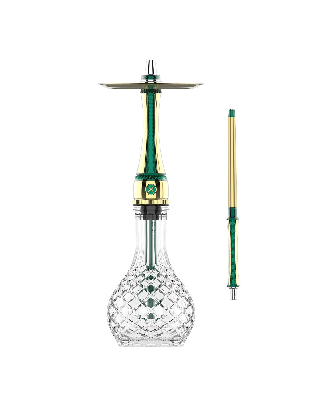 CACHIMBA MAXX HOOKAH ROYAL EMERALD GOLD