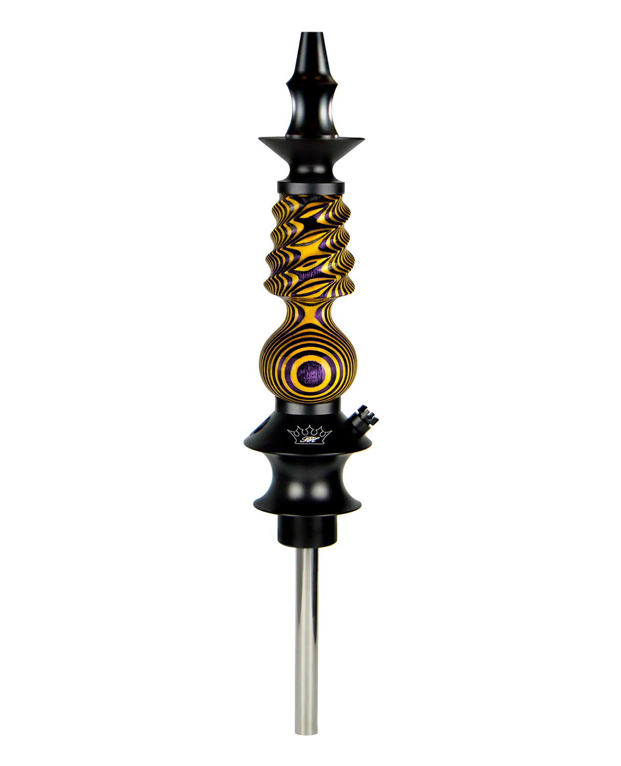 Regal Hookah Mini Cavalier Diamond Wood Purple Yellow
