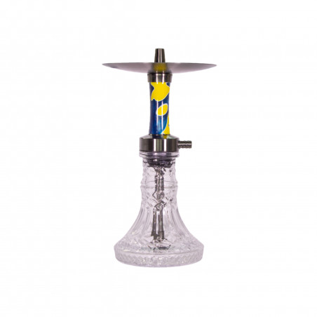 Cachimba Helium Moebius BLACK Blue-Yellow
