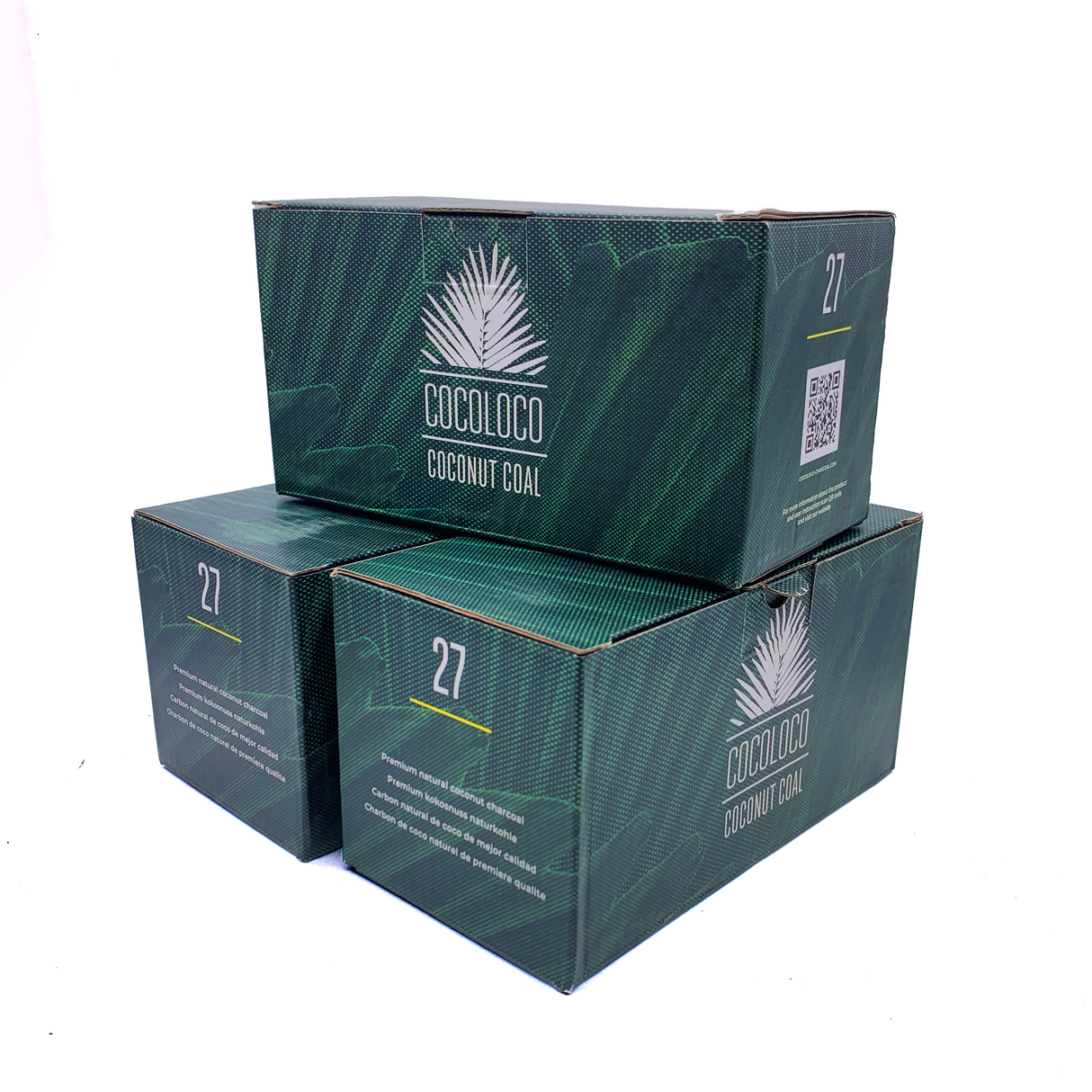 Pack Oferta 3xkg Carbón Coco Loco 27mm