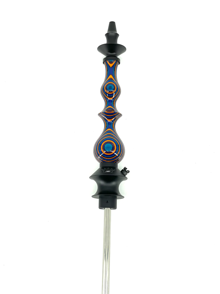 Regal Hookah Queen Diamond Wood Aqua Fire