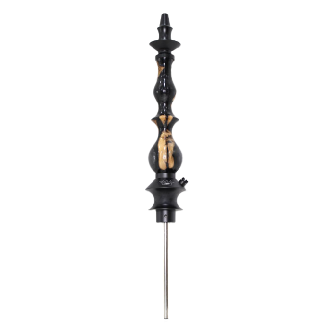 Regal Hookah Queen Epoxy Winewood Black