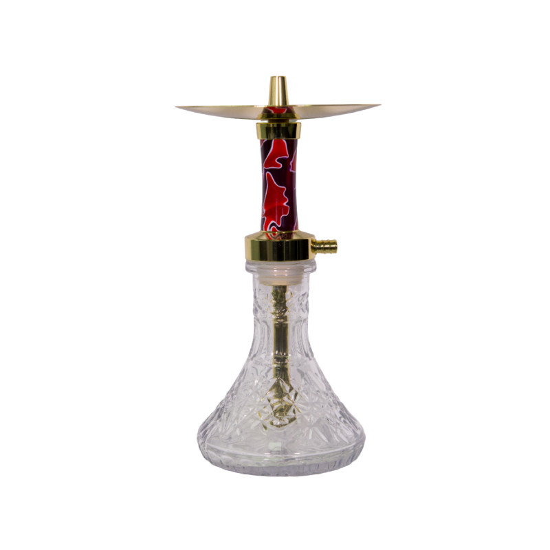 Cachimba Helium Moebius GOLD Red-Purple