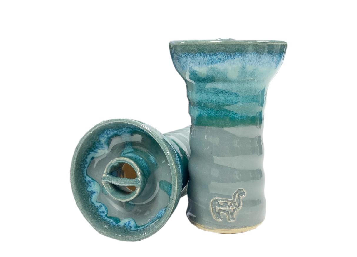 Alpaca Predator White and Turquoise