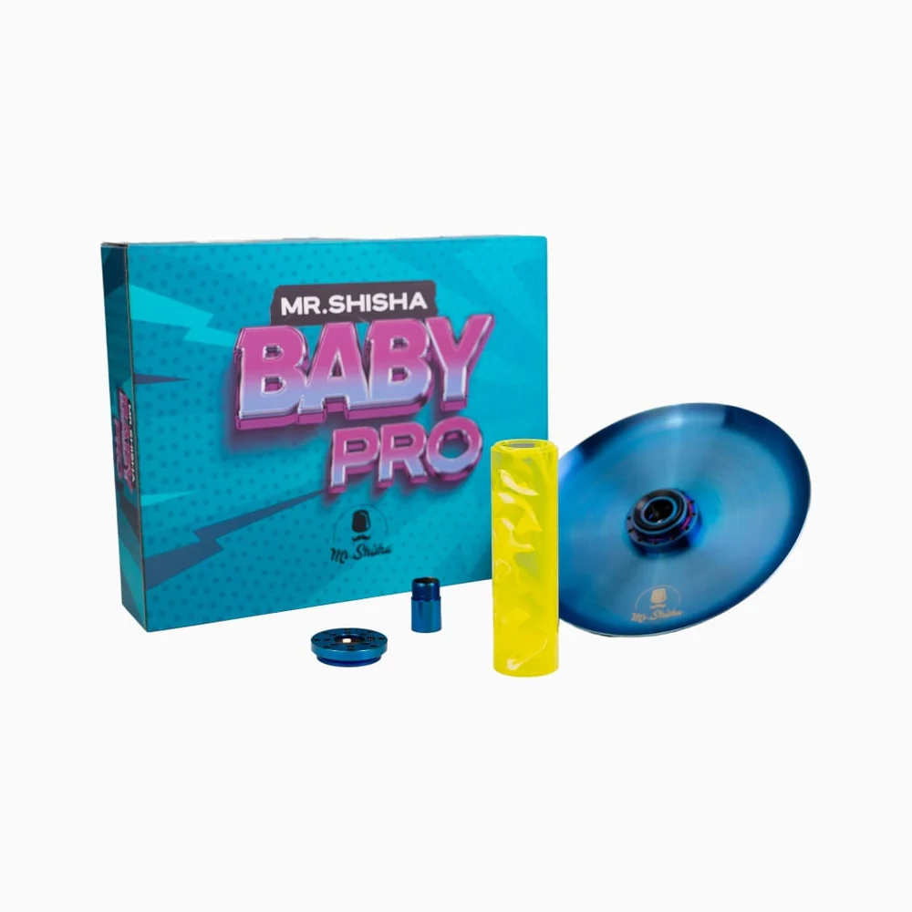 Mr Shisha KIT PRO BABY AZUL - Amarillo