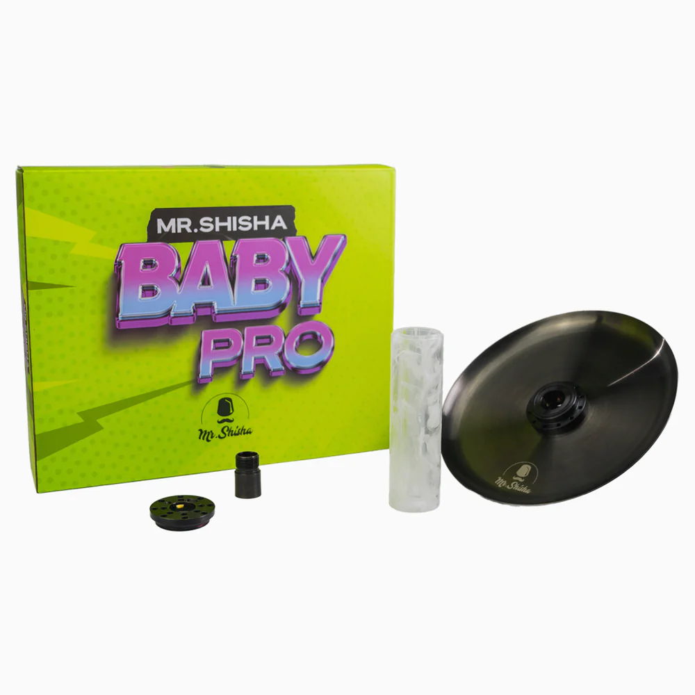 Mr Shisha KIT PRO BABY NEGRA - Blanco