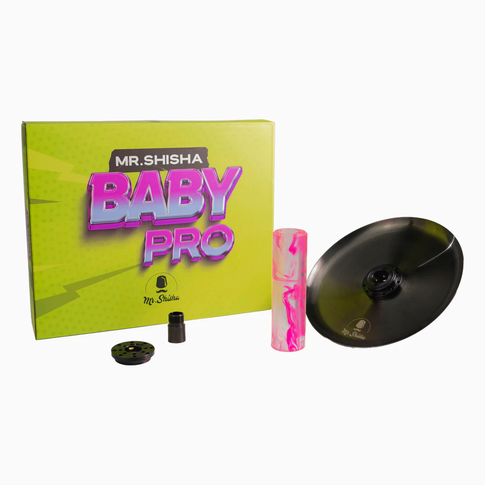 Mr Shisha KIT PRO BABY NEGRA - Rosa