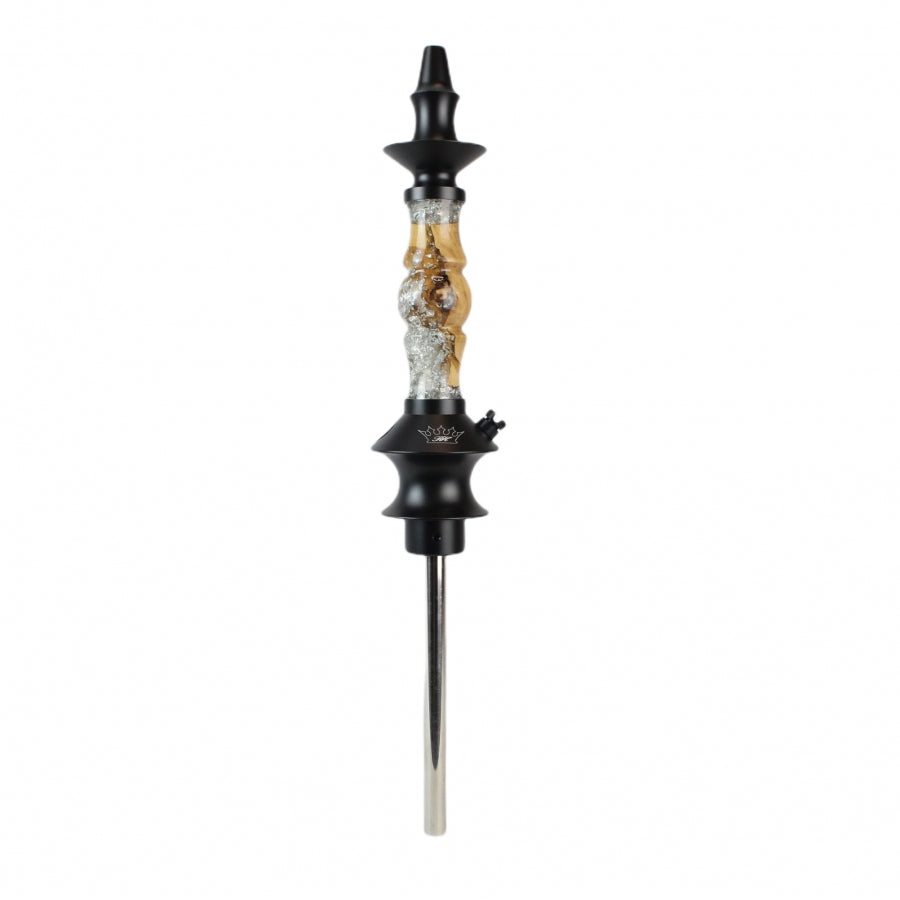 Regal Hookah Prince Eye Silver-Winewood Epoxy